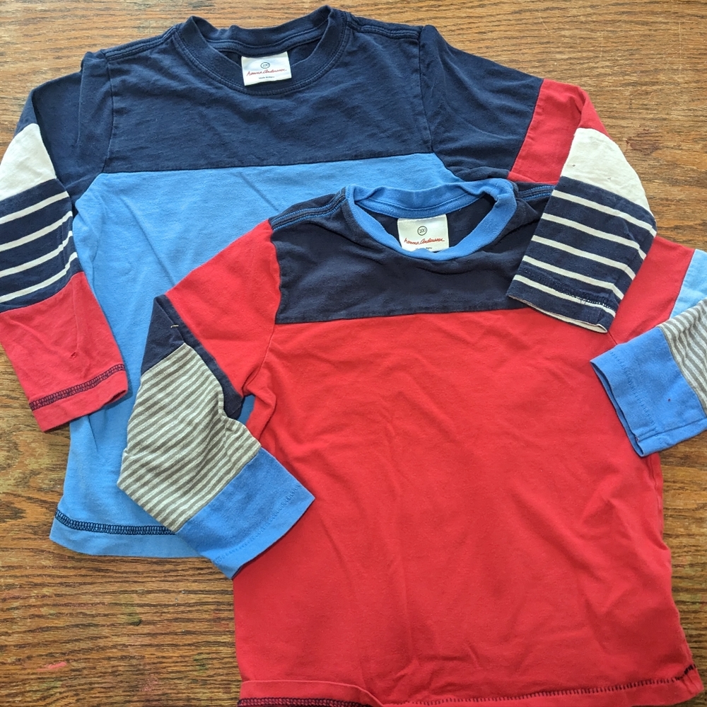 Two size 100 Hannah Anderson shirts us 4